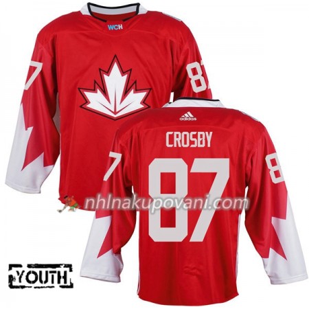 Kanada Dresy Sidney Crosby 87 Světový pohár v ledním hokeji 2016 Červená - Dětské Kanada Dresy Sidney Crosby 87 Světový pohár v ledním hokeji 2016 Červená - Dětské